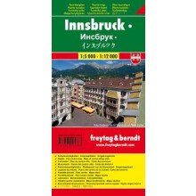 Innsbruck, Tourist Map 1:5.000 - 1:12.000