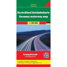 Germany, Autostationsmap 1:500.000