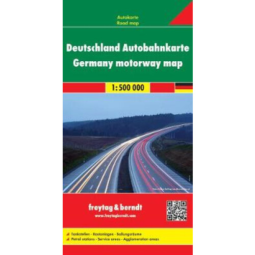 Germany, Autostationsmap 1:500.000