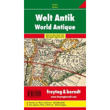 World antique, map from John Speed 1651, metal-backed