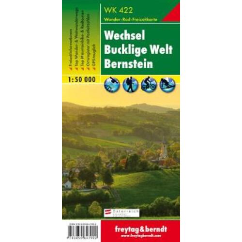 Wechsel - Bucklige World - Bernstein, Walking map 1:50.000,