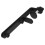 4Pcs Removable Iron Hole Board Racks Black Home Fixing Shelf 3