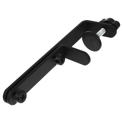 4Pcs Removable Iron Hole Board Racks Black Home Fixing Shelf 2