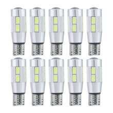 Lâmpada LED de longa duração para aplicações T10, lâmpadas de material durável com carcaça resistente ao desgaste, lâmpadas super brilhantes