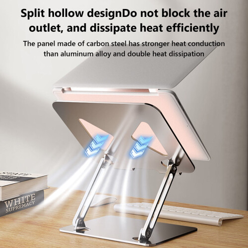 Draagbare, opvouwbare laptopstandaard van aluminiumlegering 2