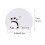 Silicone swimming cap with panda pattern and antislip ear 2