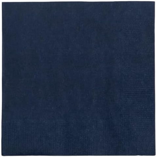 Small Beverage Napkins - 5 x 5 - Navy Blue - 50/Pack 2