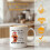 20 τεμάχια UV DTF Cup Wraps: 20 αυτοκόλλητα με αστεία ζώα (Γάτα/Σκύλος/Πάντα), αδιάβροχα, 3