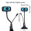 PC Webcam Desktop Computer Camera USB Webcam for Home Dormitory Tabletop Computer Webs Camera with Microphone 3
