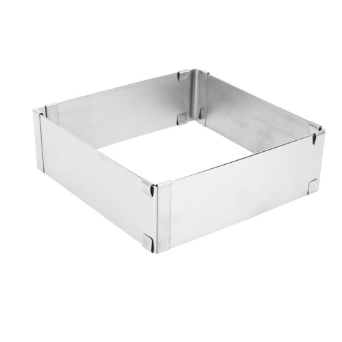 Square Cake Molds Baking Cake Mold Stainless Steel for Restaurant 1Pack 2
