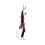 2Sets Purple Artificial Foam Eggplant Hanging Strings for Home Decor 2