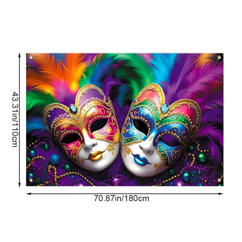 Φόντο Φωτογραφίας Mardi Gras Πολύχρωμο Φόντο Μεταμφιέσεων Καρναβαλιού Φωτογραφικοί 2