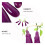 2Sets Purple Artificial Foam Eggplant Hanging Strings for Home Decor 6