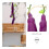 2Sets Purple Artificial Foam Eggplant Hanging Strings for Home Decor 7