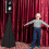 6Pcs Reusable Black Speaker Stand Protectors Polyester Stage Covers 10