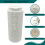 Compost Bin Outdoor White 2 PCS 4