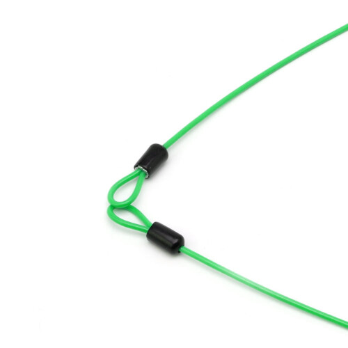 Techinal 100cm x 2mm Cycling Sport Security Loop Cable Lock Bikes Bicycle Scooter U-Lock 2