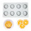 8 Cavity Lemon Silicone Mold 3D Fruit Baking Mold DIY Cake Decorating Tool Kitchen Bakeware Supply for Making Chocolate 3