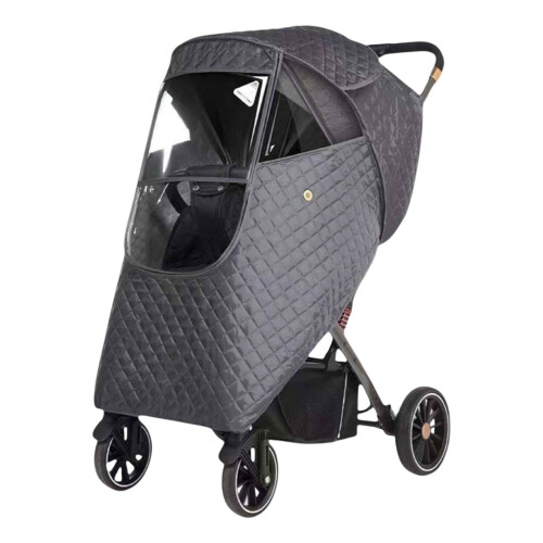 Stroller Weather Shield for Winter Wind and Rain Protection 1