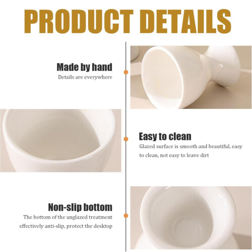 Poached Egg Cups Egg Cups Ceramic Egg Cups For Soft Boiled Eggs Non Slip Poached Egg Cups Egg Holder For Breakfast Cooking 1