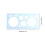 1Set Drawing Stencils for Adults Plastic Geometric Ruler for Architecture Design 2