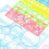 1Set Drawing Stencils for Adults Plastic Geometric Ruler for Architecture Design 7