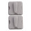 Car Visor Sunglasses Holder Clips Beige 2 pcs 6