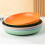 23cm Round Salad Dessert Dinner Plate Stackable Unbreakable Reusable 4Pcs Wheat Straw Dish Microwave Safe Fruit Plate for Dining 7