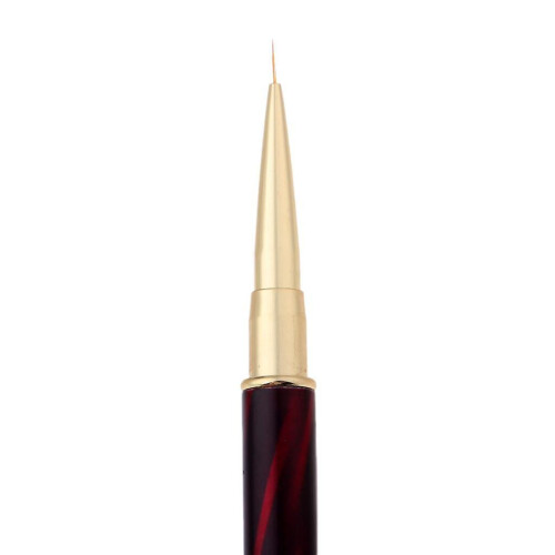 2Way Στυλό ζωγραφικής νυχιών Σπάτουλα Stick Tool Liner Drawing UV Gel Brush Πράσινο 2