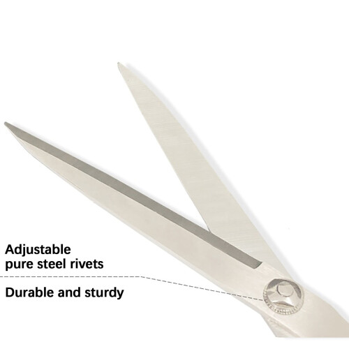 8–12" Stainless-Steel Scissors w/ Ergo Handle – compatible with Sharp Multi-Purpose Shears, Rust-Resistant, Lightweight, OPP-Packed 1