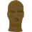 Face Covering Fine Knit Camel Three-Hole Cold Weather Mask 3