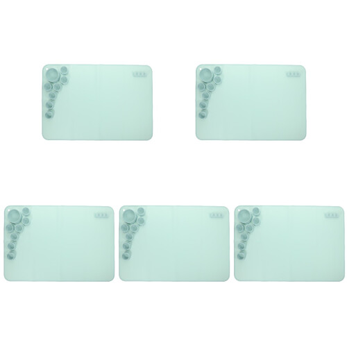 5Stk Silikon Pad Blau, Bastelmatte Für Kinder Und Epoxy Gießen