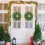 Artificial Christmas Wreath 22 inch with pine cones red 8