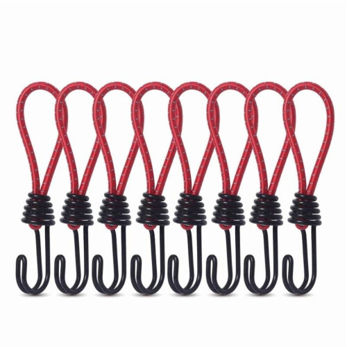 Tent Elastic Rope Set with Hooks 10 pcs 2