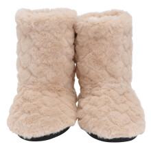 1Paar Bequeme Haushalts Boots Warm Khaki Baumwolle