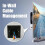 Black Brushed Wall Plate with Cable Pass-Through for 7