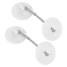 2Ensemble Plaque De Réparation Trou De Porte En Acier Inoxydable