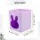 Söpö violetti kynäteline 5