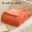Orange fluffy blanket ultra-soft 3959 inch 6