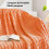 Orange Fluffy Blanket Ultra Soft 39x59 Inch 7