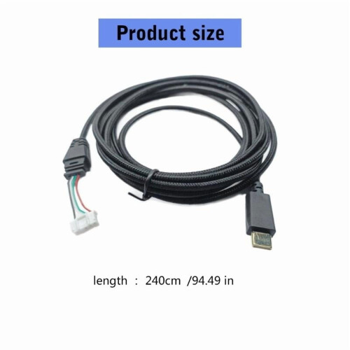 Type C Headphone Cable For ROG Delta/ROG Delta S Headsets Replacement Cable for Repair And DIY Replacement Projects 1