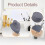 Wood Necklace Display Stand for Pendants and Chains 8