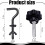 Hammock Hardware Kit Heavy Duty Black 8 Pcs 2