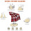 Christmas Flannel Blanket 70x100cm Red Polyester Throw 4