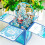 3D pop-up kerstkaart, handgemaakte geschenkdoos met envelop 7