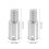 4Pièces Embouts Filetés Manche Balai Aluminium Argenté Usage 2