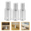 4Pièces Embouts Filetés Manche Balai Aluminium Argenté Usage 10