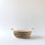 Woven Storage Basket Wicker Handle Basket Brown Straw 1Set 4