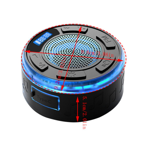 Portable wireless speaker with 360 surround sound 2