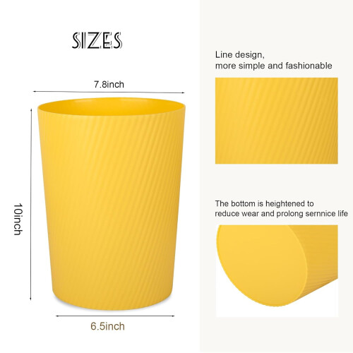 Small trash cans, wastebaskets, trash can containers 1